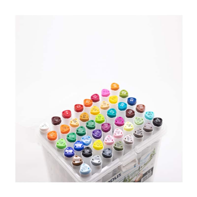 Rotuladores Doble Punta – Campus Student TopiColor – 48 colores – Set completo para artistas y estudiantes