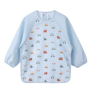 Babero con Mangas Tutete City Cars – Impermeable, cómodo y protector