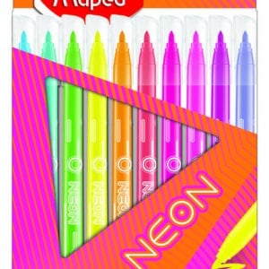 Blister 10 rotuladores neón caja surtidos