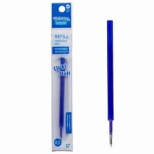 Bolígrafo borrable retráctil azul – 0,5 mm con borrador – CoolPack – Escritura limpia y práctica para el día a día