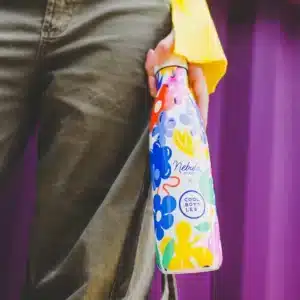 Botella de acero inoxidable Floral Madness – Cool Bottles 500ml – Diseño floral – Mantiene bebidas frías y calientes