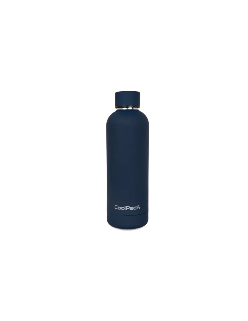 Botella térmica Bonet Azul Marino – Acero inoxidable 500ml – CoolPack – Mantiene la temperatura de tus bebidas