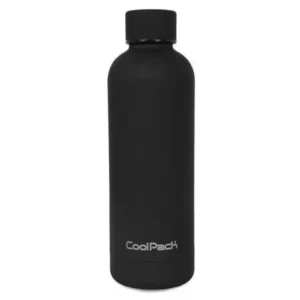 Botella térmica Bonet Negro – Acero inoxidable 500ml – CoolPack – Mantiene la temperatura de tus bebidas