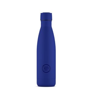 Botella térmica Vivid Blue 500ml – Botella reutilizable de acero inoxidable – Cool Bottles – Mantiene frío y calor para niños y adultos