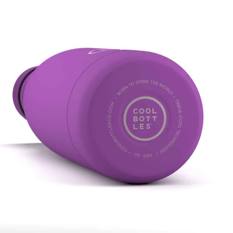 Botella térmica Vivid Violet 750ml – Botella reutilizable de acero inoxidable – Cool Bottles – Mantiene frío y calor para niños y adultos