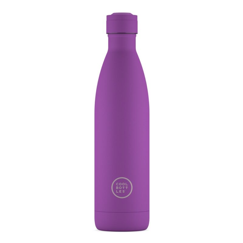 Botella térmica Vivid Violet 750ml – Botella reutilizable de acero inoxidable – Cool Bottles – Mantiene frío y calor para niños y adultos