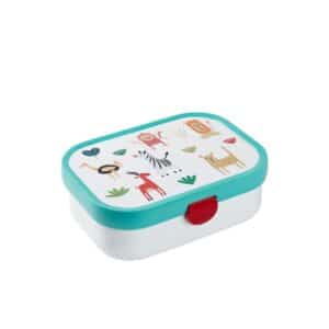 Caja Almuerzo Campus Animal Friends – Mepal – Bento infantil con separador y tenedor