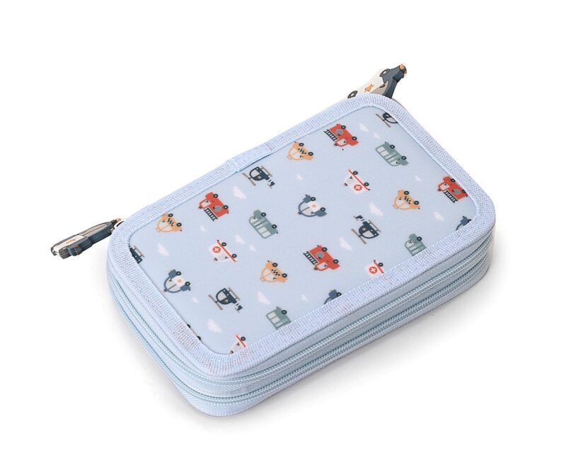 Estuche Plumier Doble Tutete City Cars – Con dos compartimentos y exterior impermeable