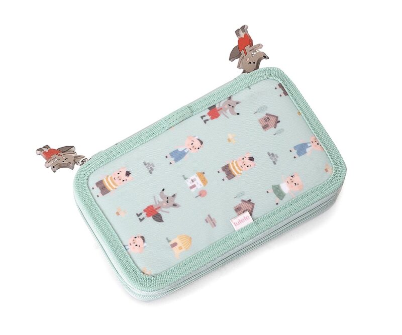 Estuche Plumier Doble Tutete The Three Little Pigs – Con dos compartimentos y exterior impermeable