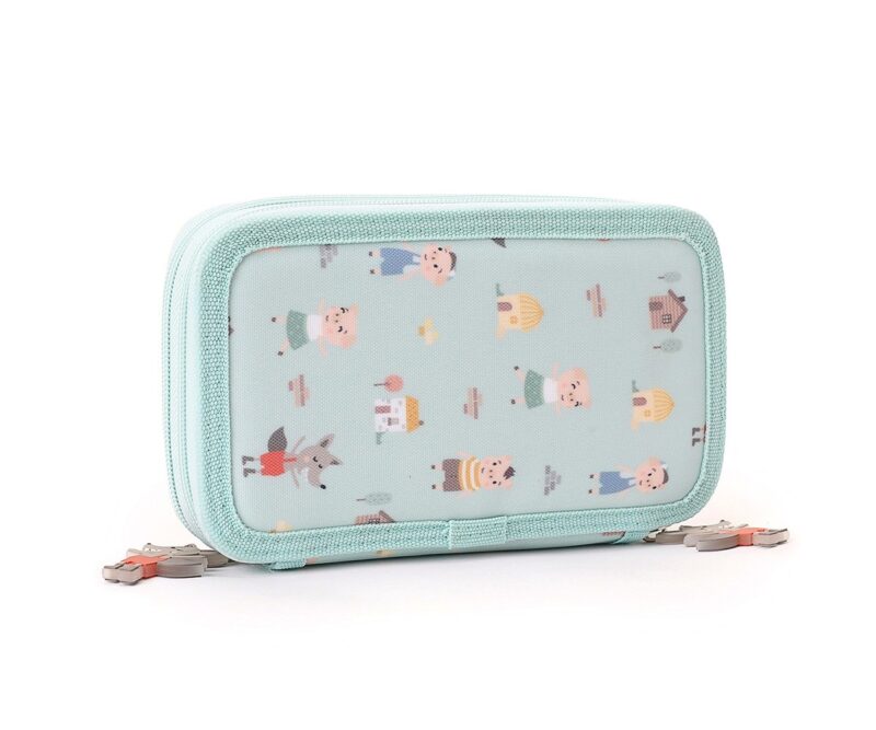 Estuche Plumier Doble Tutete The Three Little Pigs – Con dos compartimentos y exterior impermeable