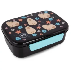 Fiambrera Foody Capybara – Caja de almuerzo con compartimentos – Ideal para colegio y actividades diarias