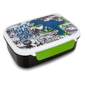 Fiambrera FoodyX T-Rex – Fiambrera infantil con compartimentos – CoolPack – Divertida y práctica para el colegio