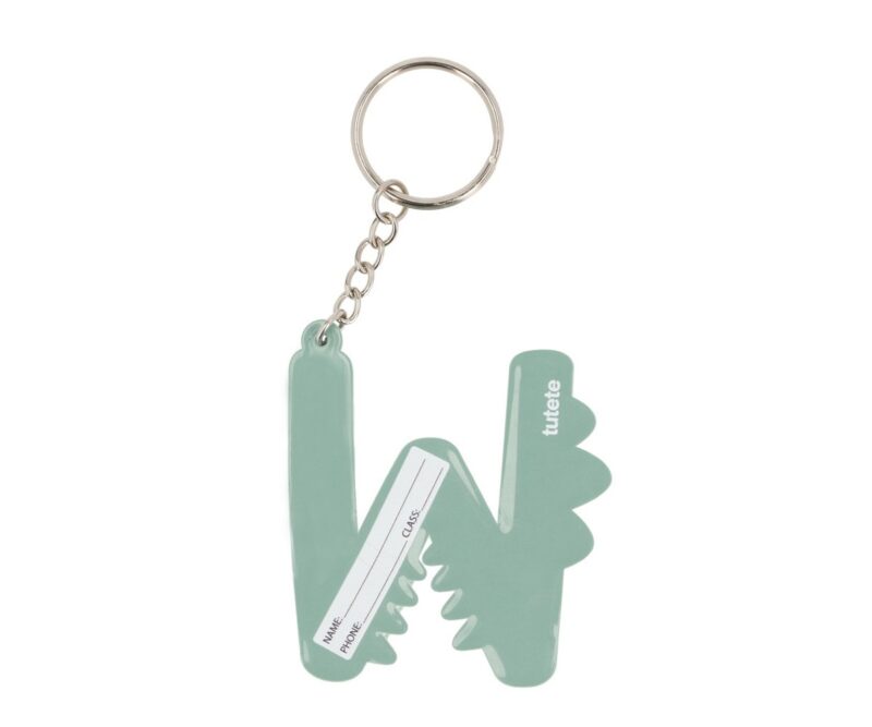 Llavero Silicona Personalizado Funny Letters Tutete – Identificador para mochilas y estuches