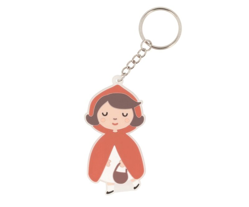 Llavero Silicona Personalizado Little Red Tutete – Identificador