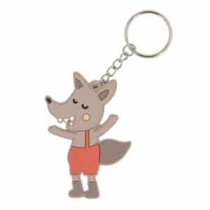 Llavero Silicona Personalizado The Three Little Pigs Tutete – Identificador para mochilas y estuches