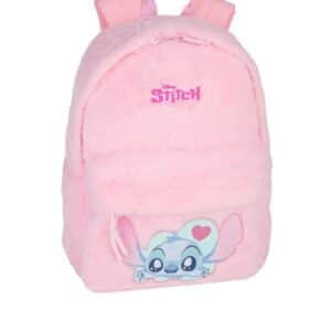 Mochila Stitch Fluffy Pink – Mochila escolar ergonómica y resistente – CoolPack – Ideal para niños y adolescentes