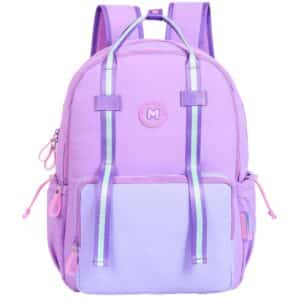 Mochila con bolsillo frontal fresky purple