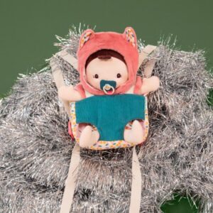 Bebé Jeanne y portabebés – Muñeca blanda con accesorios – Lilliputiens – Juego simbólico desde 2 años