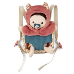 Bebé Jeanne y portabebés – Muñeca blanda con accesorios – Lilliputiens – Juego simbólico desde 2 años