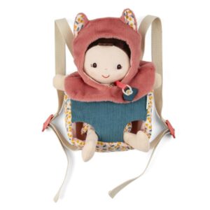 Bebé Jeanne y portabebés – Muñeca blanda con accesorios – Lilliputiens – Juego simbólico desde 2 años