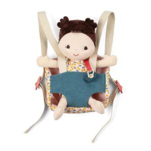 Bebé Jeanne y portabebés – Muñeca blanda con accesorios – Lilliputiens – Juego simbólico desde 2 años