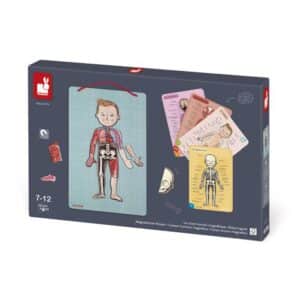 Bodymagnet en 12 Idiomas – Juego educativo magnético – Janod – Descubre el cuerpo humano desde 7 años