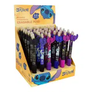 Bolígrafo borrable Stitch Gold – Bolígrafo escolar con goma – Colorino – Escritura práctica y sin errores