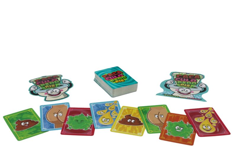 Caca Culo Pedo Pis – Juego de cartas rápido y divertido – Falomir – Risas, reflejos y velocidad desde 8 años