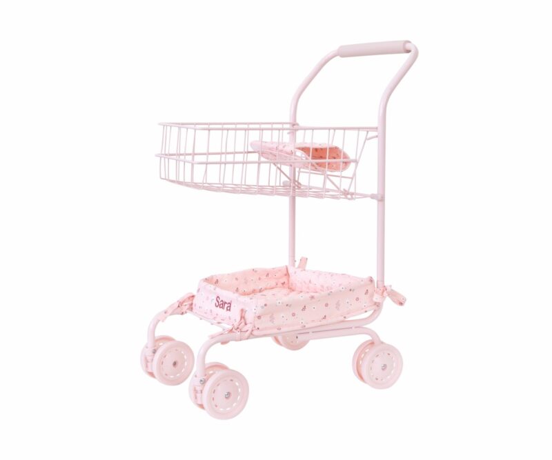 Carrito de la Compra Flowers Personalizable – Juego de imitación infantil – Monnëka – Diversión, estilo y aprendizaje desde 3 años