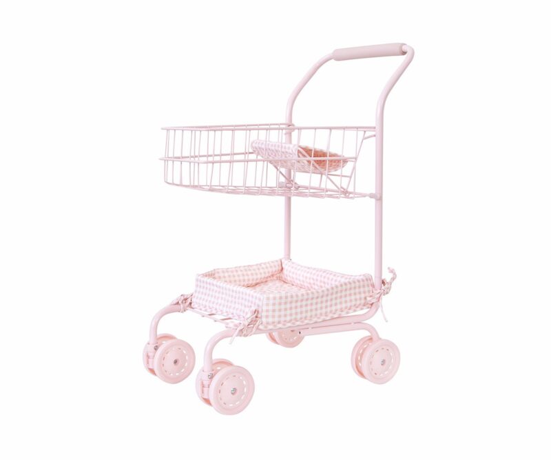 Carrito de la Compra Vichy Personalizable – Juego de imitación infantil – Monnëka – Diversión, estilo y aprendizaje desde 3 años