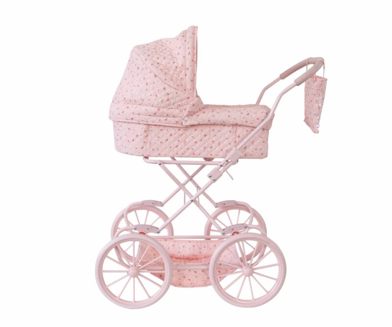 Carrito para Muñecas Flowers Personalizable – Cochecito infantil de paseo – Monnëka – Diseño elegante y personalizable desde 3 años