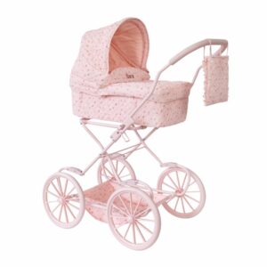 Carrito para Muñecas Flowers Personalizable – Cochecito infantil de paseo – Monnëka – Diseño elegante y personalizable desde 3 años