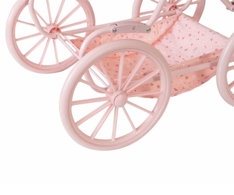 Carrito para Muñecas Flowers Personalizable – Cochecito infantil de paseo – Monnëka – Diseño elegante y personalizable desde 3 años