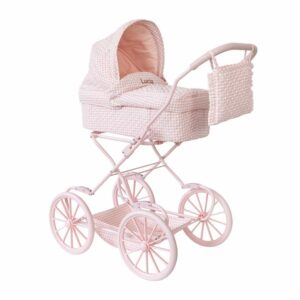 Carrito para Muñecas Vichy Personalizable – Cochecito infantil de paseo – Monnëka – Diseño clásico y personalizable desde 3 años