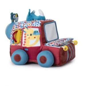 Coche de actividades Safari Jack – Juguete sensorial con sonidos – Lilliputiens – Estimulación temprana desde 9 meses