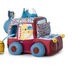 Coche de actividades Safari Jack – Juguete sensorial con sonidos – Lilliputiens – Estimulación temprana desde 9 meses