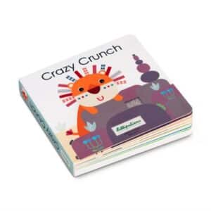 Crazy Crunch – Libro de sonidos y texturas – Lilliputiens – Sensorial para bebés