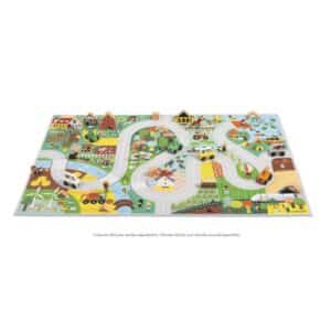 Cross Roads – Alfombra Campaña – Alfombra de juego antideslizante – Janod – Naturaleza e imaginación desde 2 años