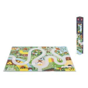 Cross Roads – Alfombra Campaña – Alfombra de juego antideslizante – Janod – Naturaleza e imaginación desde 2 años