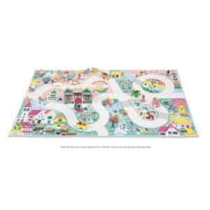 Cross Roads – Alfombra Reino Mágico – Alfombra de juego antideslizante – Janod – Fantasía e imaginación desde 2 años
