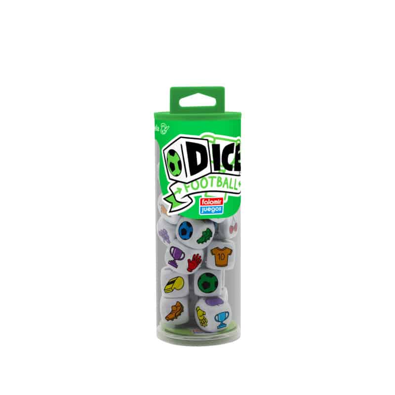 DICE Fútbol – Juego de dados y reflejos – Falomir – Velocidad, observación y diversión desde 6 años