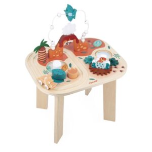 Dino – Mesa de Actividades Dino – Juego de madera – Janod – Desarrollo sensorial y motricidad desde 12 meses