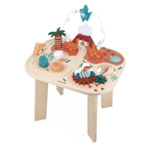 Dino – Mesa de Actividades Dino – Juego de madera – Janod – Desarrollo sensorial y motricidad desde 12 meses