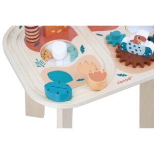 Dino – Mesa de Actividades Dino – Juego de madera – Janod – Desarrollo sensorial y motricidad desde 12 meses