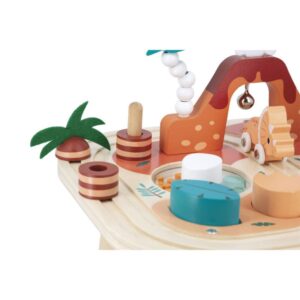 Dino – Mesa de Actividades Dino – Juego de madera – Janod – Desarrollo sensorial y motricidad desde 12 meses