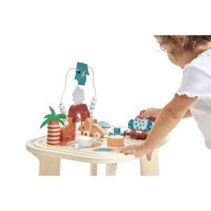 Dino – Mesa de Actividades Dino – Juego de madera – Janod – Desarrollo sensorial y motricidad desde 12 meses