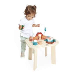 Dino – Mesa de Actividades Dino – Juego de madera – Janod – Desarrollo sensorial y motricidad desde 12 meses