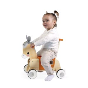 Granja Correpasillos de Burro – Correpasillos de madera – Janod – Desarrollo motor y equilibrio desde 1 año