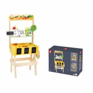 Granja Farm Market – Juego de granja de madera – Janod – Imaginación y juego simbólico desde 3 años