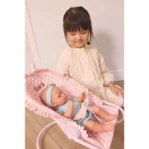 Hamaca para Muñecas Flowers Personalizable – Accesorio infantil plegable – Monnëka – Diseño floral y personalizable desde 3 años